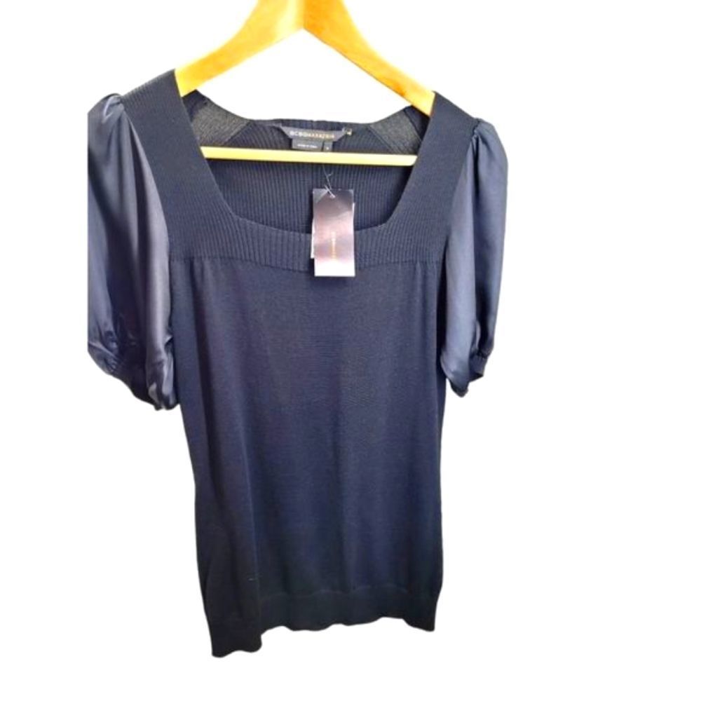 BCBG Black Knit Top